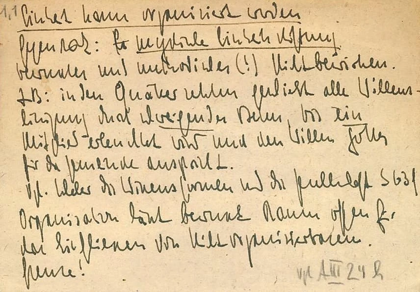 A sample digitised note from Niklas Luhmann’s zettelkasten.